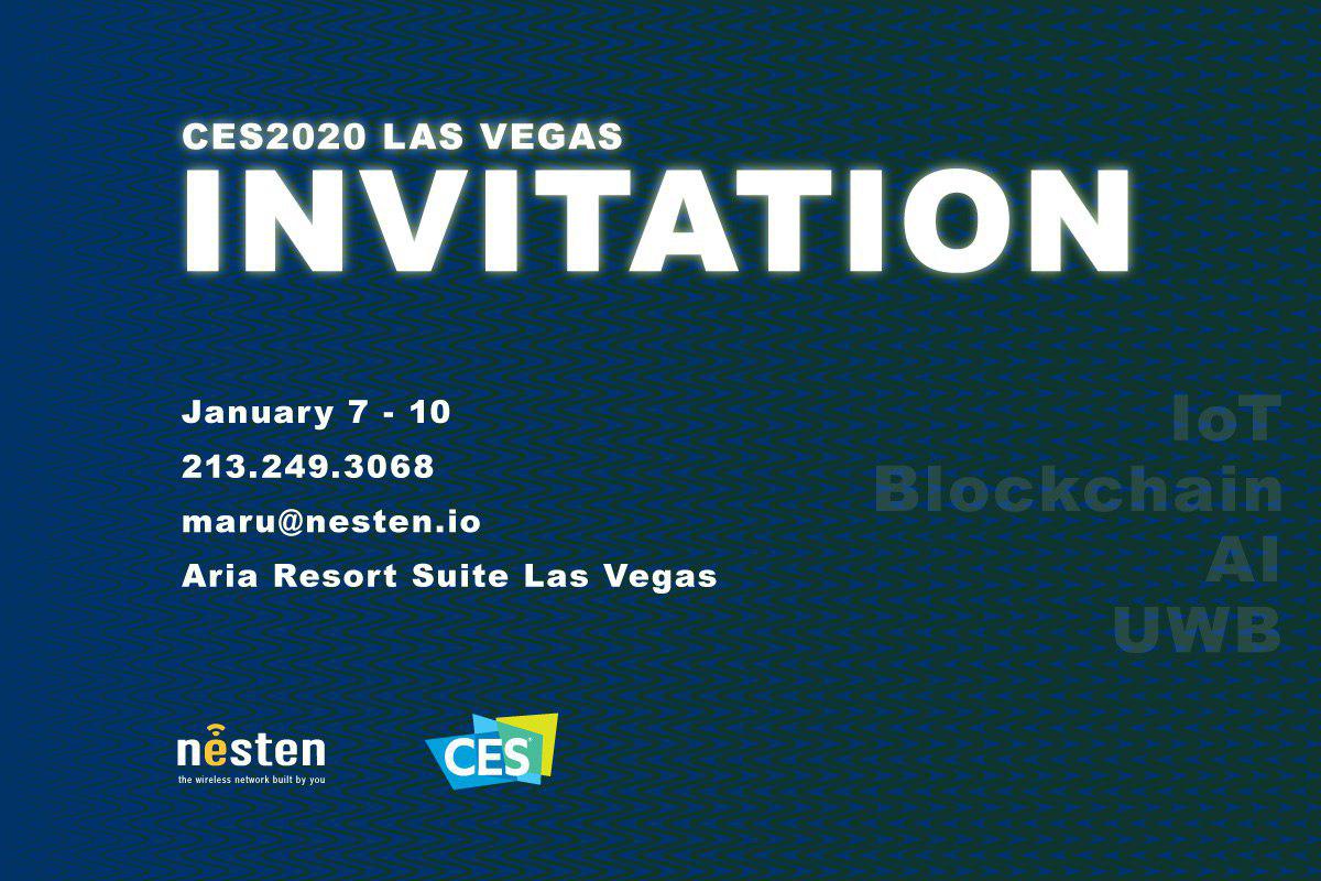 Nesten to unveil the future of IoT at CES 2020